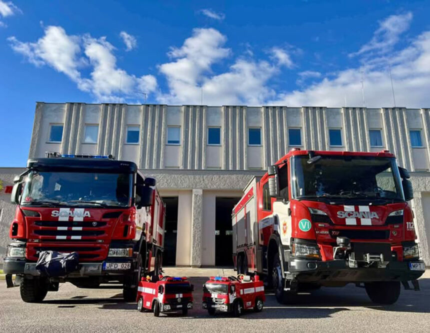 Ugniagesių pirkinys suteiks džiaugsmo vaikams