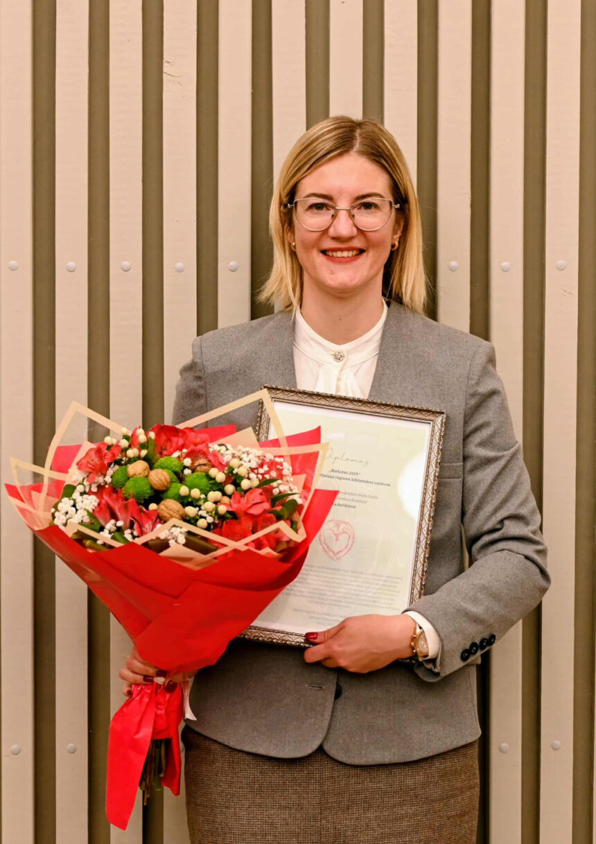 Sigita Astikienė išrinkta geriausia Vilniaus regiono bibliotekos vadove