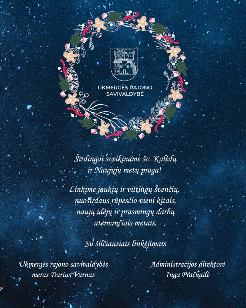 Rajono vadovų sveikinimas