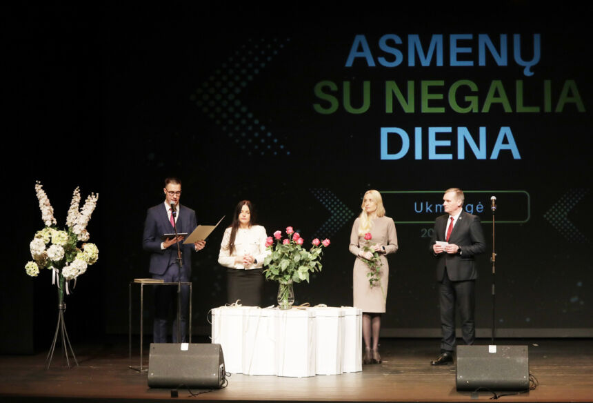 Paminėta Tarptautinė asmenų su negalia diena