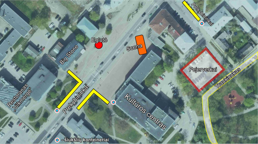 Ukmergės centre bus ribojamas transporto eismas