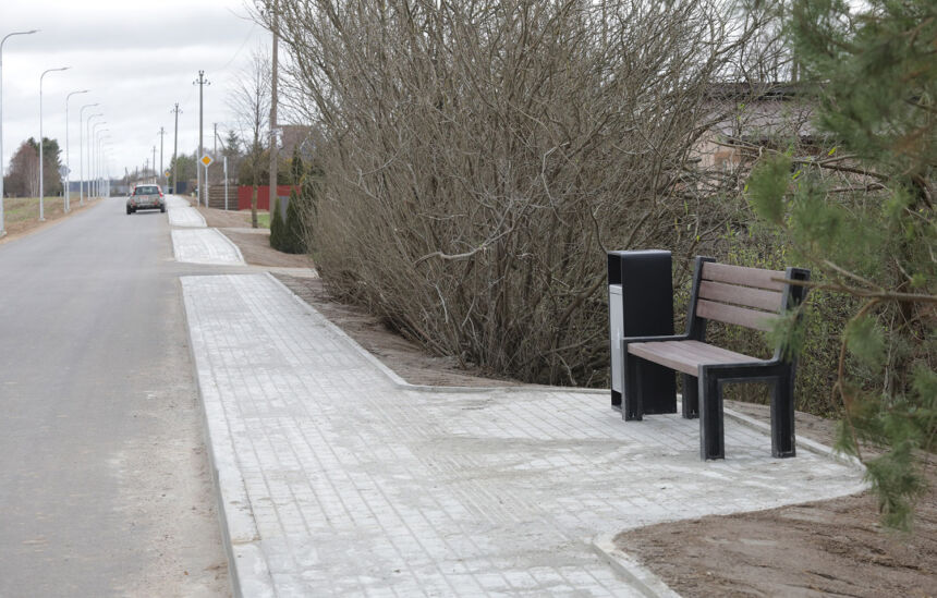 Sodininkų džiaugsmui – suremontuotas kelias