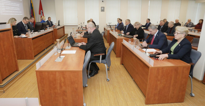 Pirmajame šių metų posėdyje pristatytas rekordinio biudžeto projektas