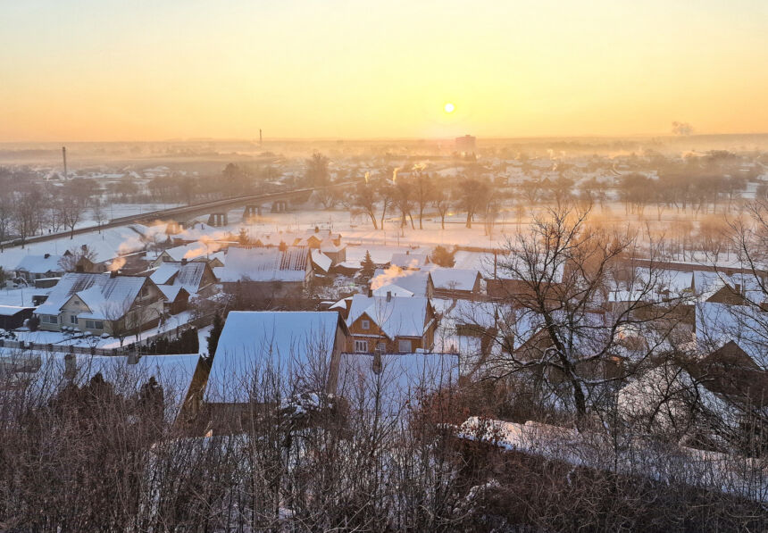 Ukmergėje spigino arktinis šaltis