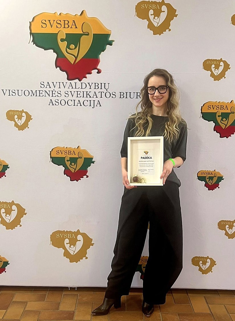 Už pasiekimus darbe – apdovanojimas