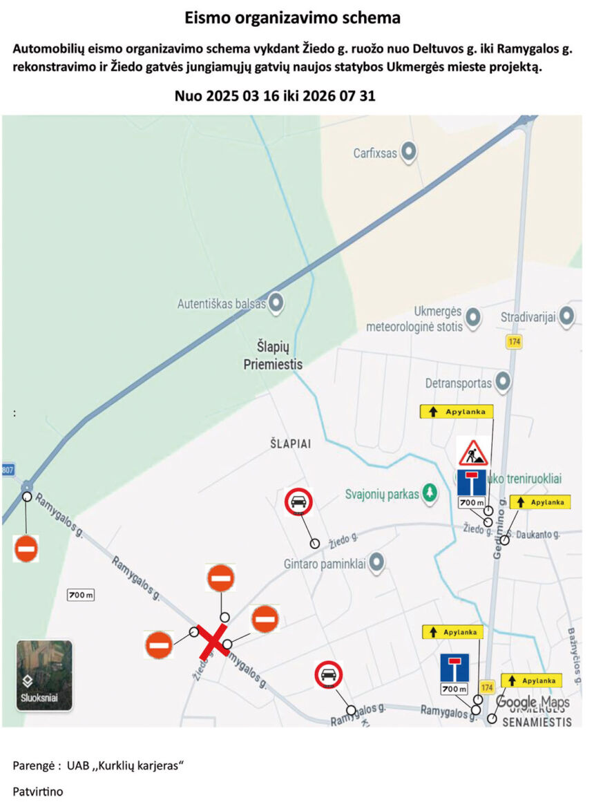 Tęsiami Žiedo gatvės remonto darbai: ką svarbu žinoti gyventojams