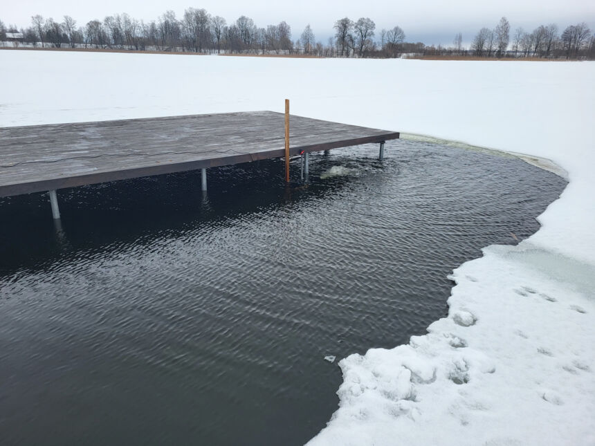 Trūkstant deguonies ežeruose gaišta žuvys