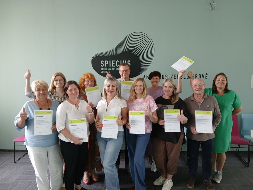 Ukmergėje startuoja mokymų programa „Startuok nuo 50+“