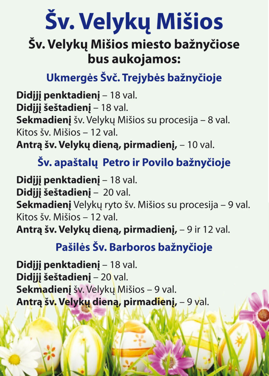 Šv. Velykų Mišios