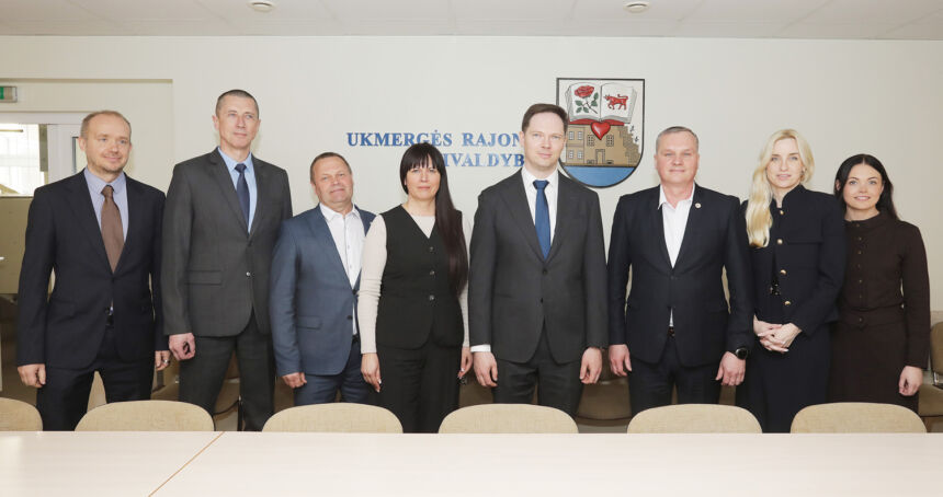 Ministro vizitas Ukmergėje: nuo kelių infrastruktūros iki sveikatos apsaugos