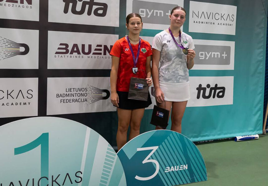 Dalyvavo badmintono turnyre