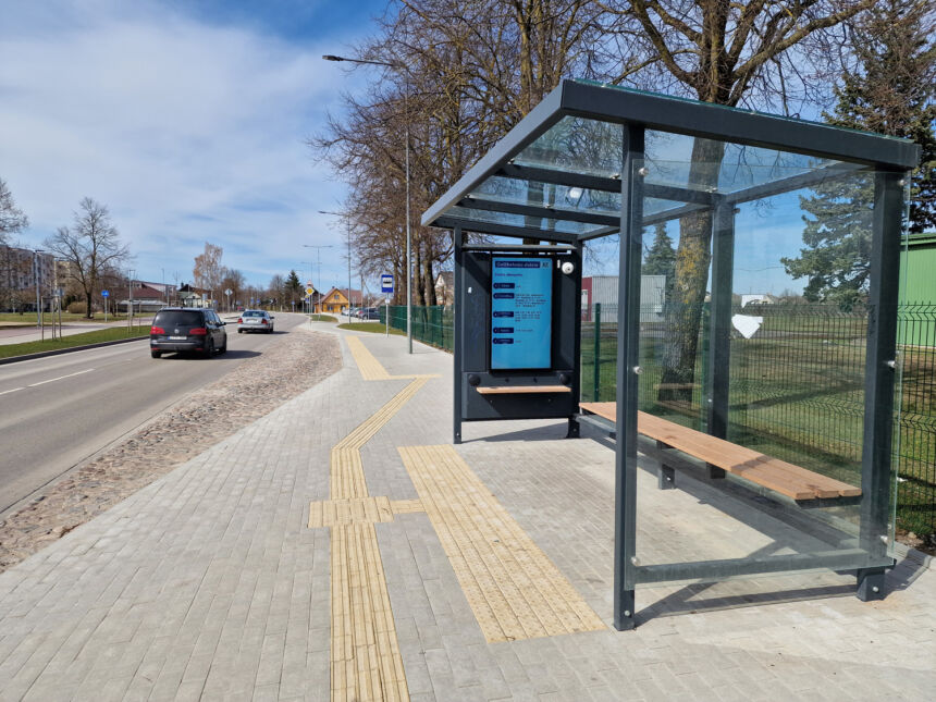 Įrengta išmanioji stotelė –kol kas vienintelė