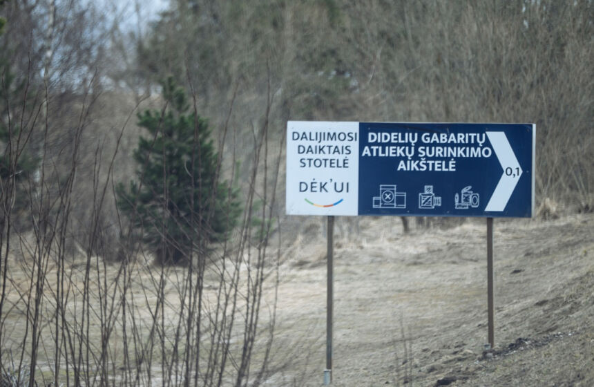 Projektuojamos dar trys didelių gabaritų atliekų surinkimo aikštelės