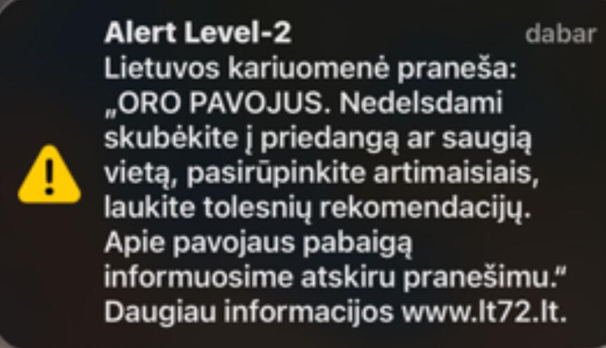 Į grėsmingą perspėjimą vieni sureagavo, kiti numojo ranka