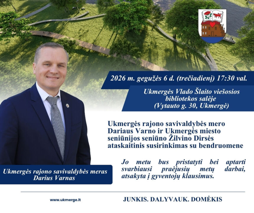 Kviečia gyventojus į ataskaitinį susirinkimą