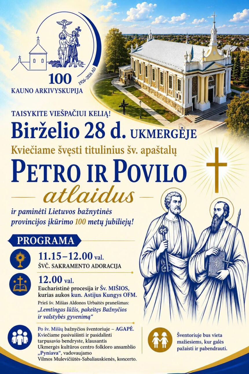 Kviečia į atlaidus