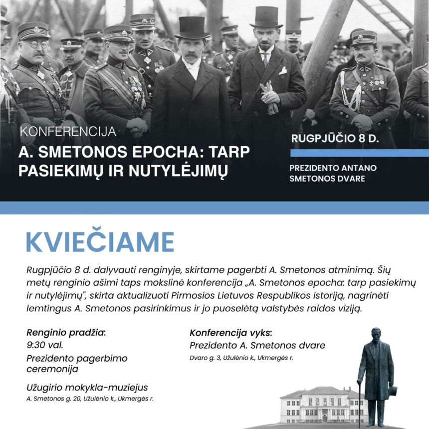 Smetoninių ašimi taps mokslinė konferencija