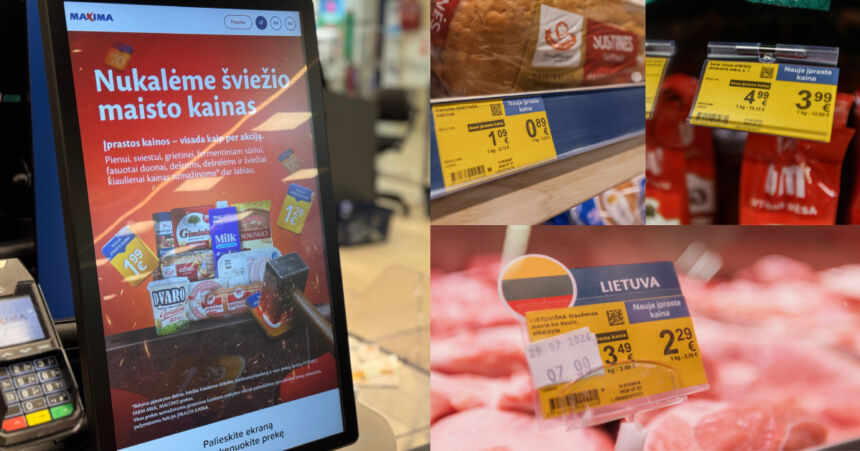 Kainų sumažinimas „Maximoje“: virš 500 šviežio maisto prekių įprastos kainos – visada kaip per akciją