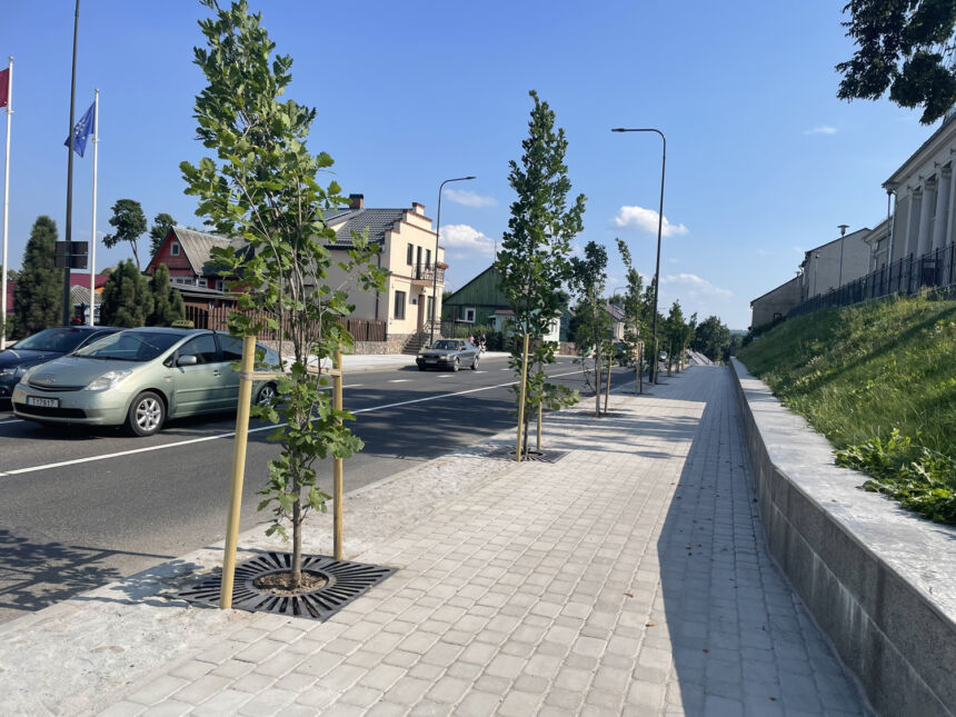 Baigtas Vilniaus gatvės atkarpos remontas