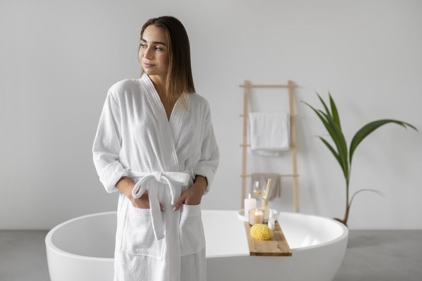 SPA komfortas namuose – kokios savybės būdingos geram vonios chalatui?