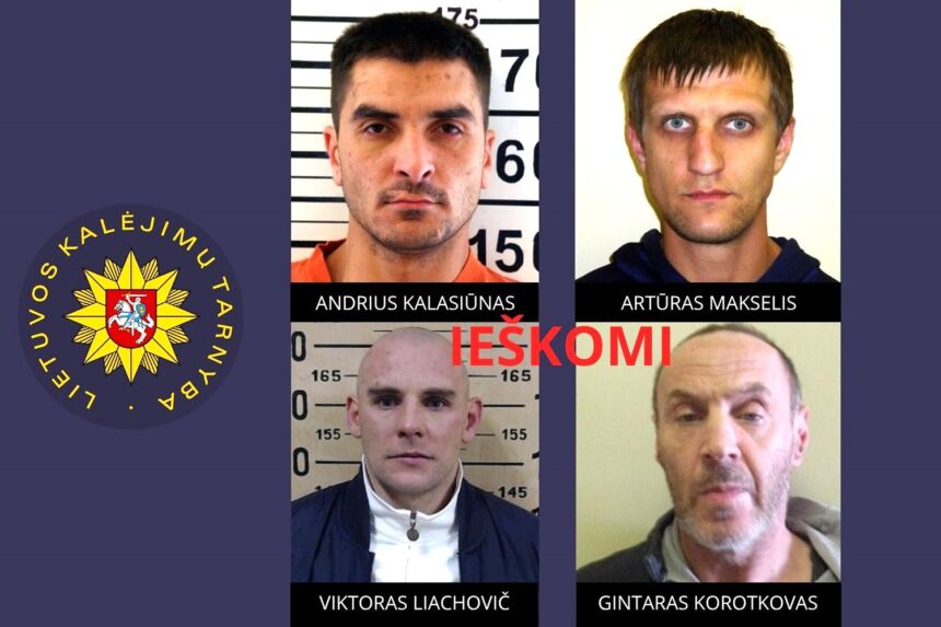Prašo visuomenės pagalbos: ieškomi keturi nuteistieji