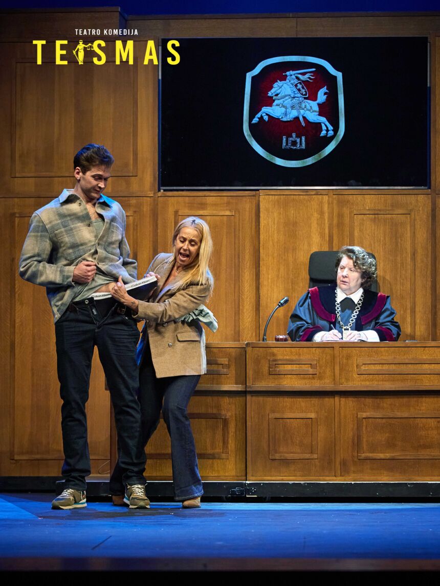 Teatro komedija „Teismas“ Ukmergėje